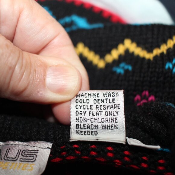 Vintage Petite Chaus Cotton Sweater SIze M Petite - Picture 8 of 9